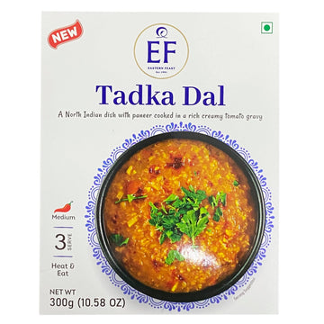 Eastern Feast - Ready to Eat Vegetarian Meals, 10.58 oz (Pack of 10, Tadka Dal)
