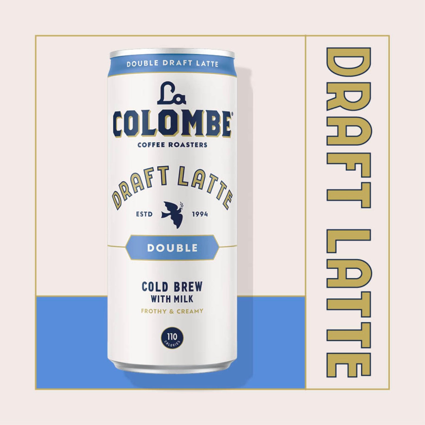 La Colombe Coffee, Double Draft Latte, 11 Fl Oz Cans (Pack Of 12), Coffeehouse Quality Cold Brew, Specialty Grade Coffee Beans, Ready-To-Drink On-The-Go
