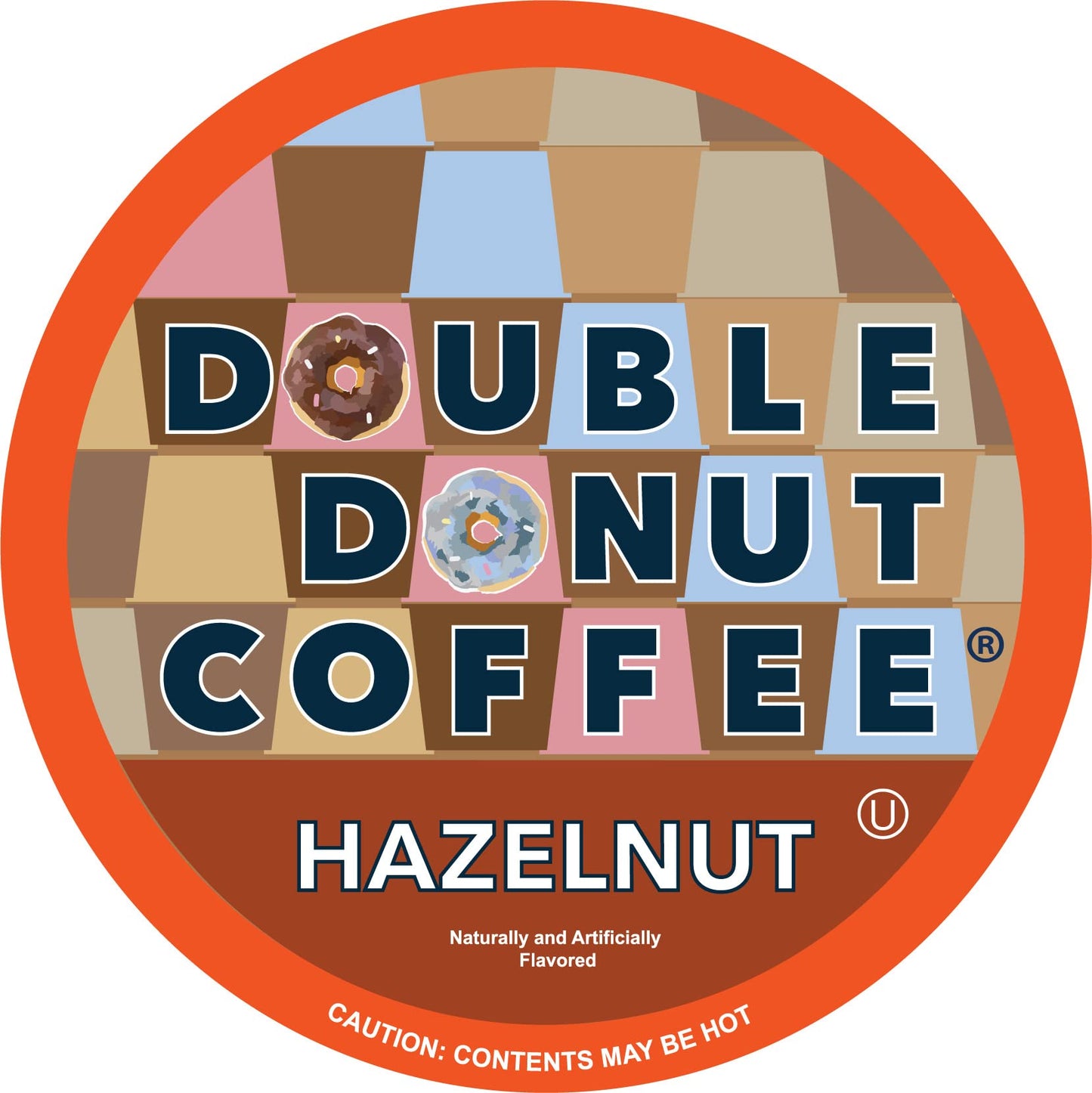 Double Donut Hazelnut Coffee Pods, Compatible with Keurig, 80 Count, Single Serve