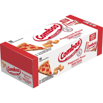 Combos Pepperoni Pizza Cracker, 18 Count (Cookie&Cracker - Snack Size)