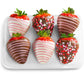 A Gift Inside Dipped Strawberries - 6 Count Chocolate Berries