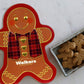 Walkers Shortbread Gingerbread Man Shortbread Holiday Cookies Tin, 10.6 Ounces Tin