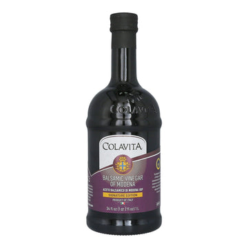 Colavita 20 Star Balsamic Vinegar Of Modena, 34 Fl Oz (Pack Of 2) - Aged For 20 Years, Rich And Velvety Texture, Perfect For Dressings, Dips, And Marinades