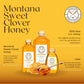 Beekeeper Direct Raw Unfiltered Honey - Real Raw Sweet Clover Honey - All Natural Non-Gmo Pure Gourmet Honey - Local Montana Clo