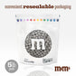 M&MS WORLD Silver Milk Chocolate Candy Bulk - 5lbs Resealable Pack for Party Favors, Candy Bars, Weddings, Graduations, Birthday