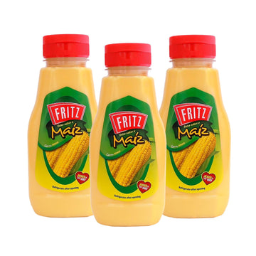 FRITZ Corn Sauce (240 g) - Especially Ideal for your meals, Hot Dogs, Burgers, Sandwiches - Enhances Flavors and Adds a Creamy K