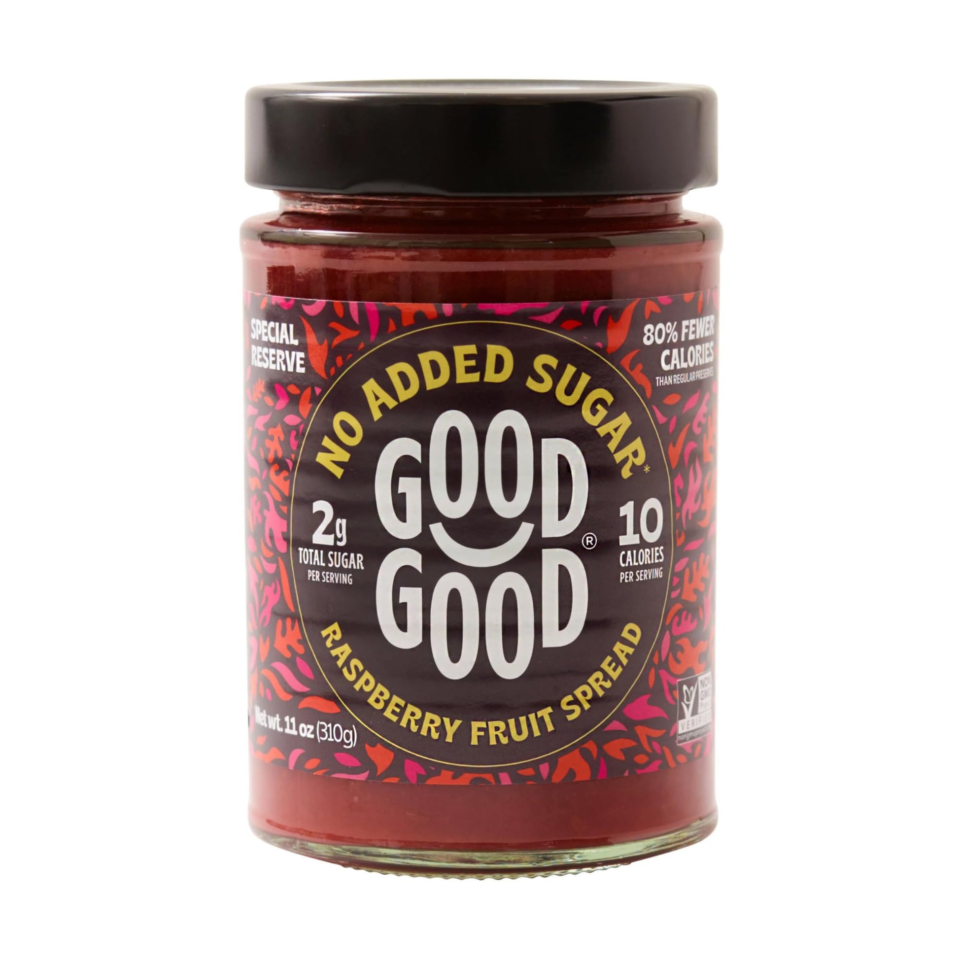 Good Good Special Reserve Raspberry Fruit Spread  11 Oz
