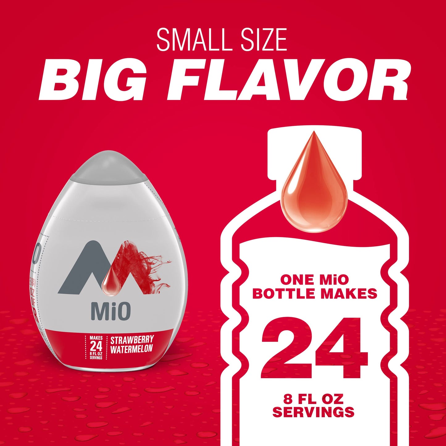 MiO Strawberry Watermelon Liquid Water Enhancer, Caffeine Free, 1.62 fl oz Bottle
