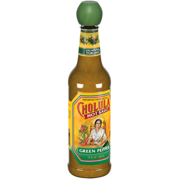 Cholula Green Pepper Hot Sauce, 12 Fl Oz