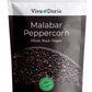 Viva Doria Malabar Black Peppercorns, Whole Black Pepper, Black Peppercorn For Grinder Refills, 12 Ounces