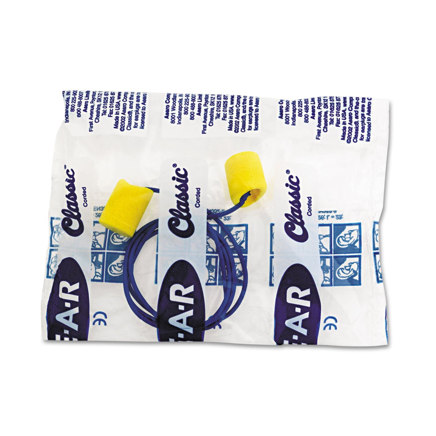 Aearo Corded Foam Earplugs