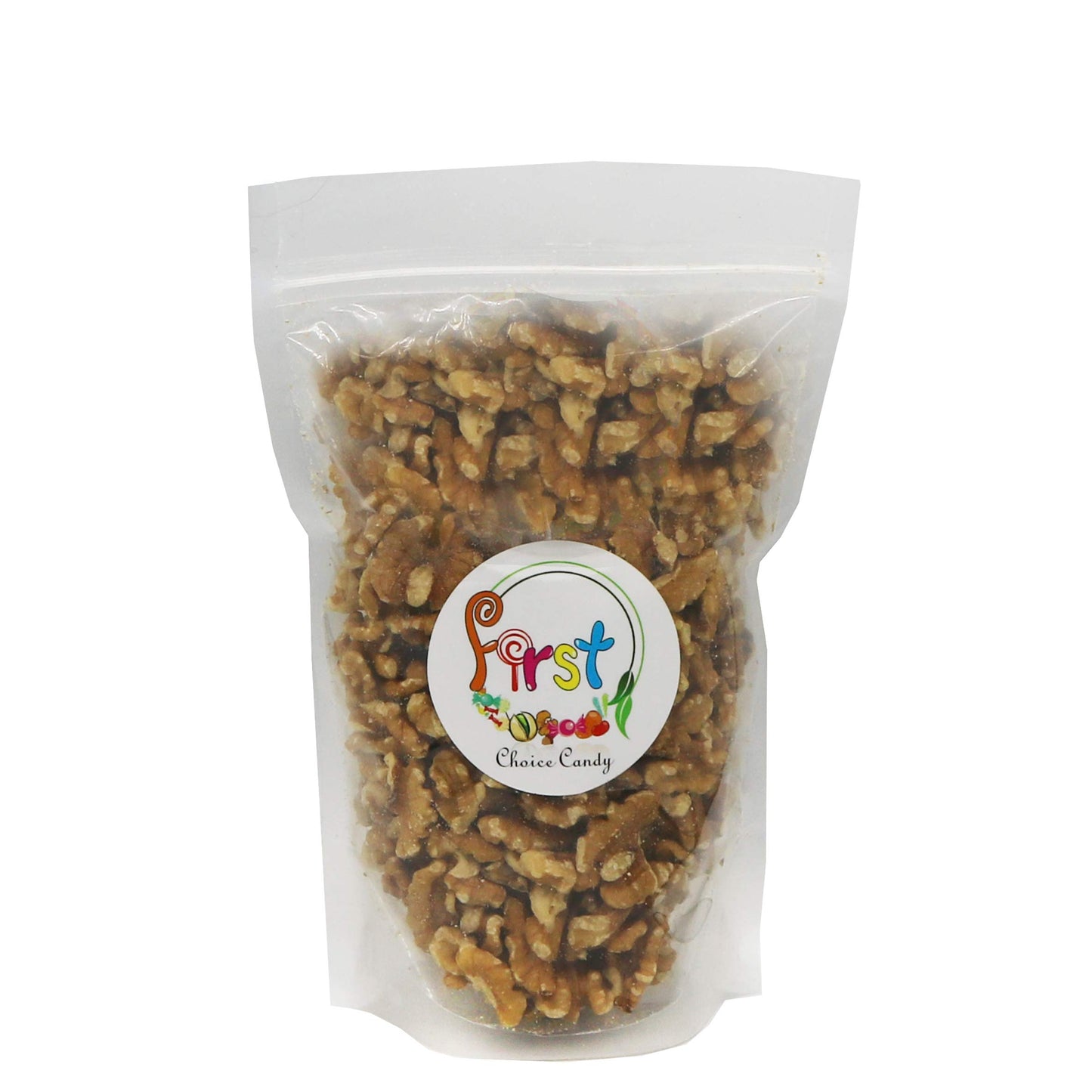 FirstChoiceCandy Gourmet Raw Natural Unsalted Walnuts - 2 Pound (Pack of 1)