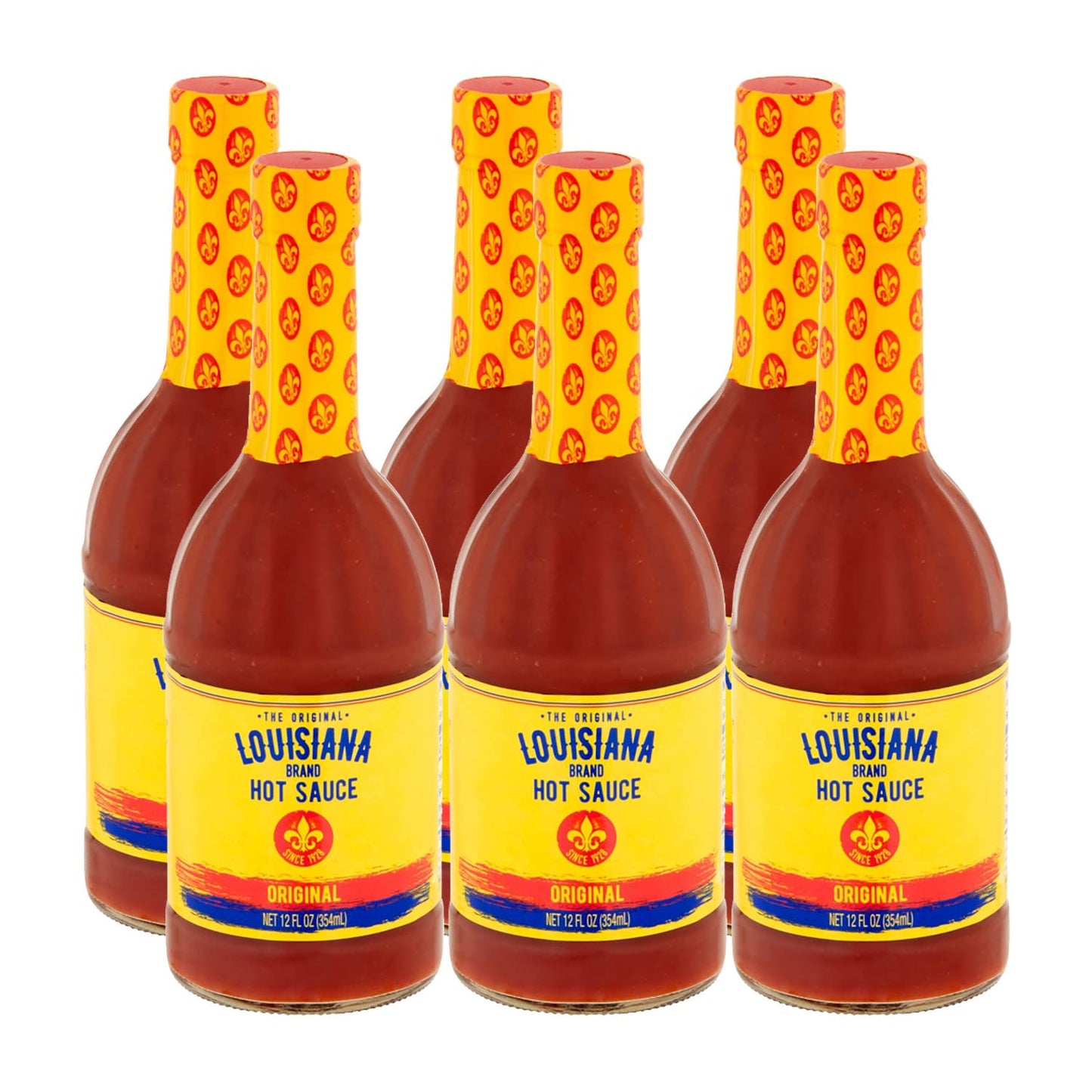 Louisiana Brand Hot Sauce, Original Hot Sauce 12 Ounce (Pack Of 6)