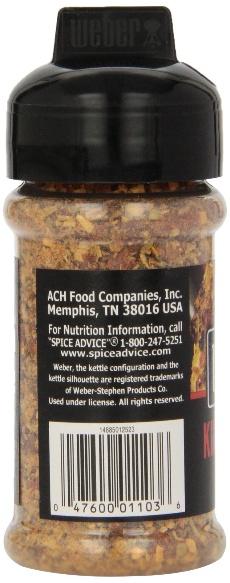 Weber Grill Seasoning Kickn Chicken, 2.5-Ounce (Pack Of 6)