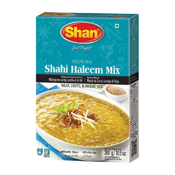 Shan Shahi Haleem Recipe Mix - Spice Powder for Meat, Lentil & Wheat Curry - 10.5 oz (300g) - Vegetarian - Airtight Bag in Box