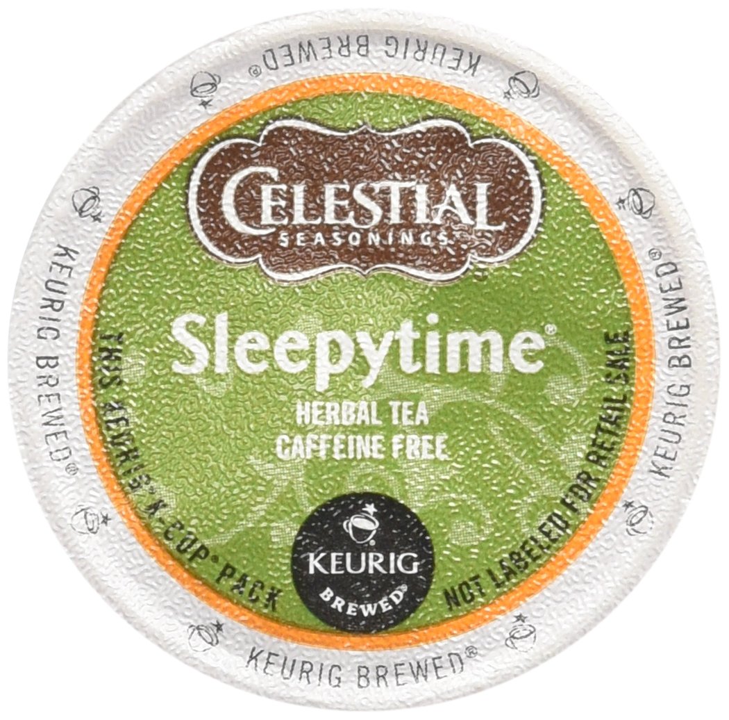 Celestial Seasonings Sleepytime Herbal Tea K-Cup Portion Pack, 96 Count, Compatible with Keurig Brewers