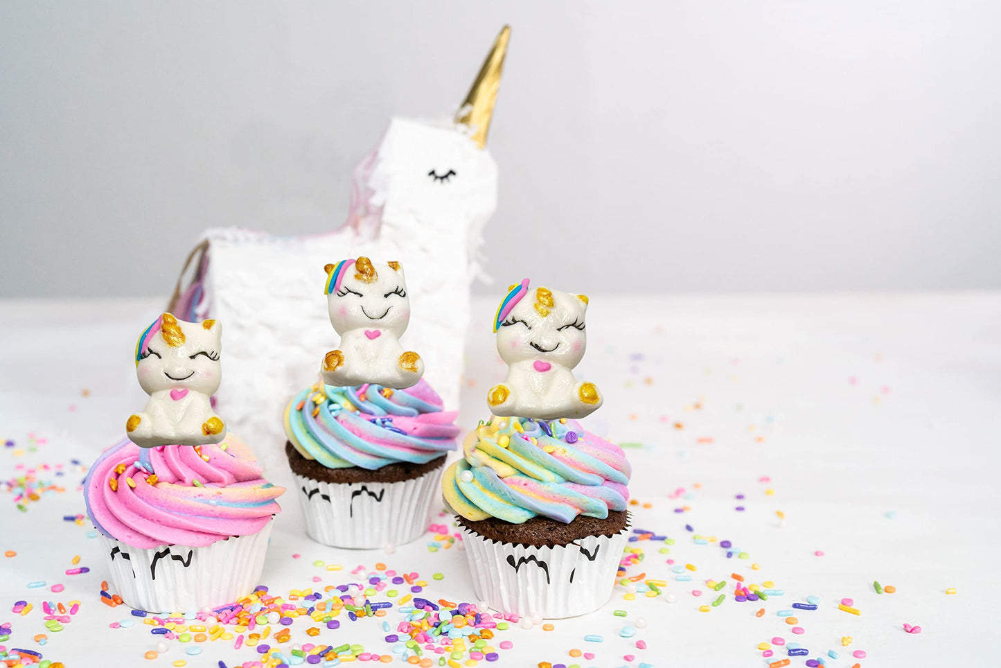 Unicorn Candy Lollipops (12 Pieces) Individually Wrapped Suckers, Great For Unicorn Birthday, Party Favors, Candy Buffet, Pinata