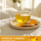TeeLux Turmeric Ginger Tea Bags - Caffeine Free Herbal Tea, 100 Count, Spicy & Smooth Flavor