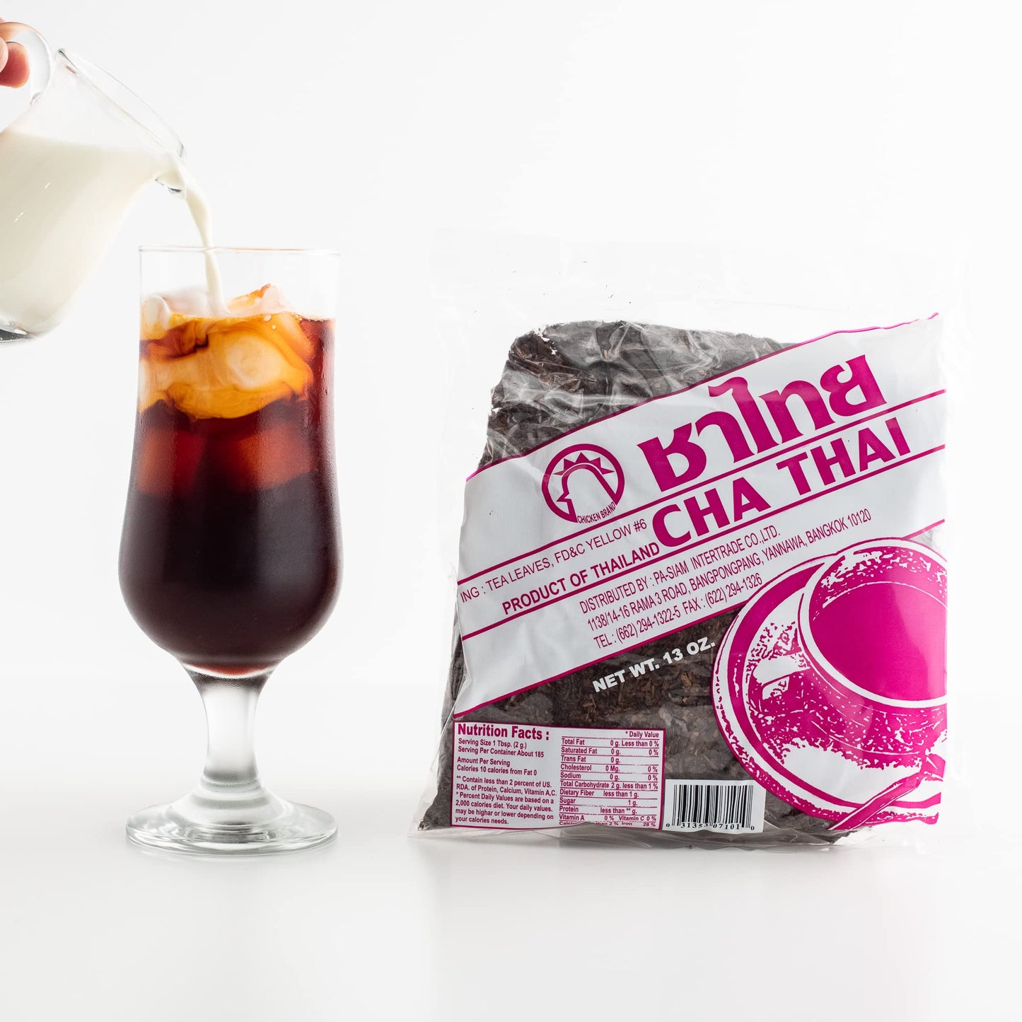 Cravin Supply Traditional Restaurant Style Thai Iced Tea , Cha Thai Tea Mix , Perfect For Brewing At Home