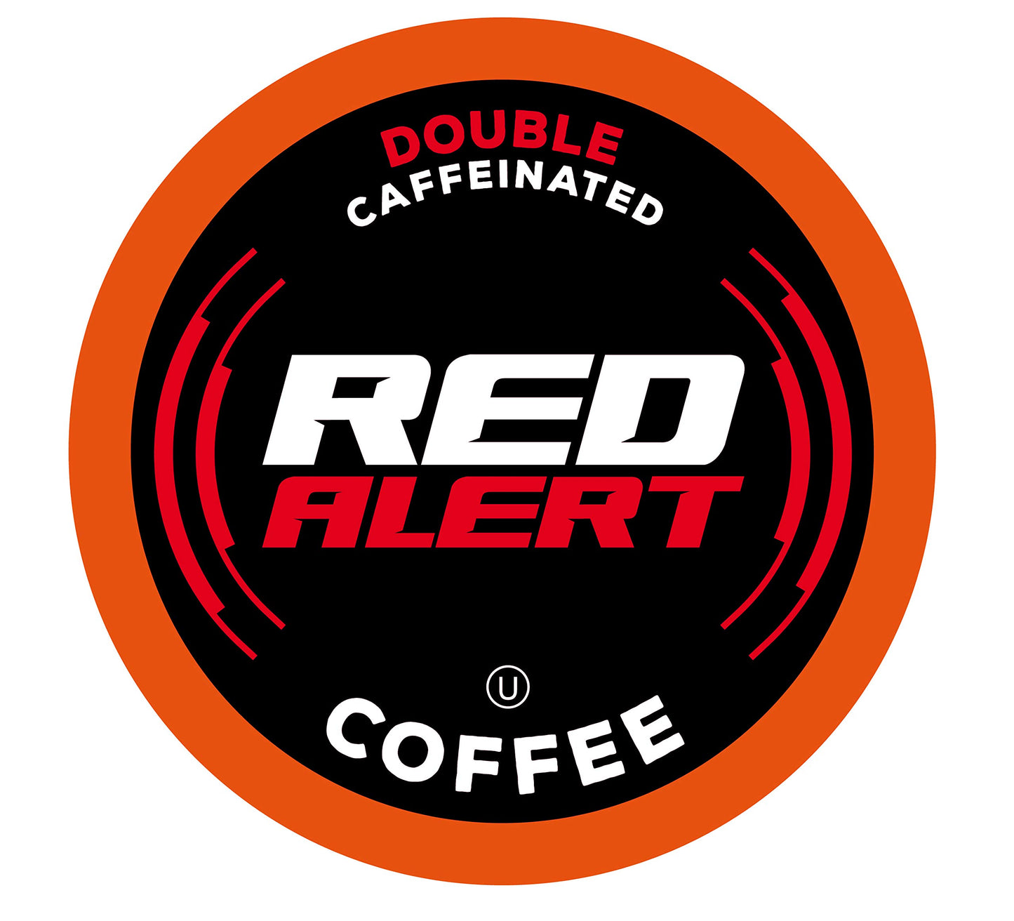 Red Alert Coffee Extra Strong Coffee Pods, 40 Count, Compatible with 2.0 Keurig K Cup Brewers, Extra Caffeine, Model RA DC40
