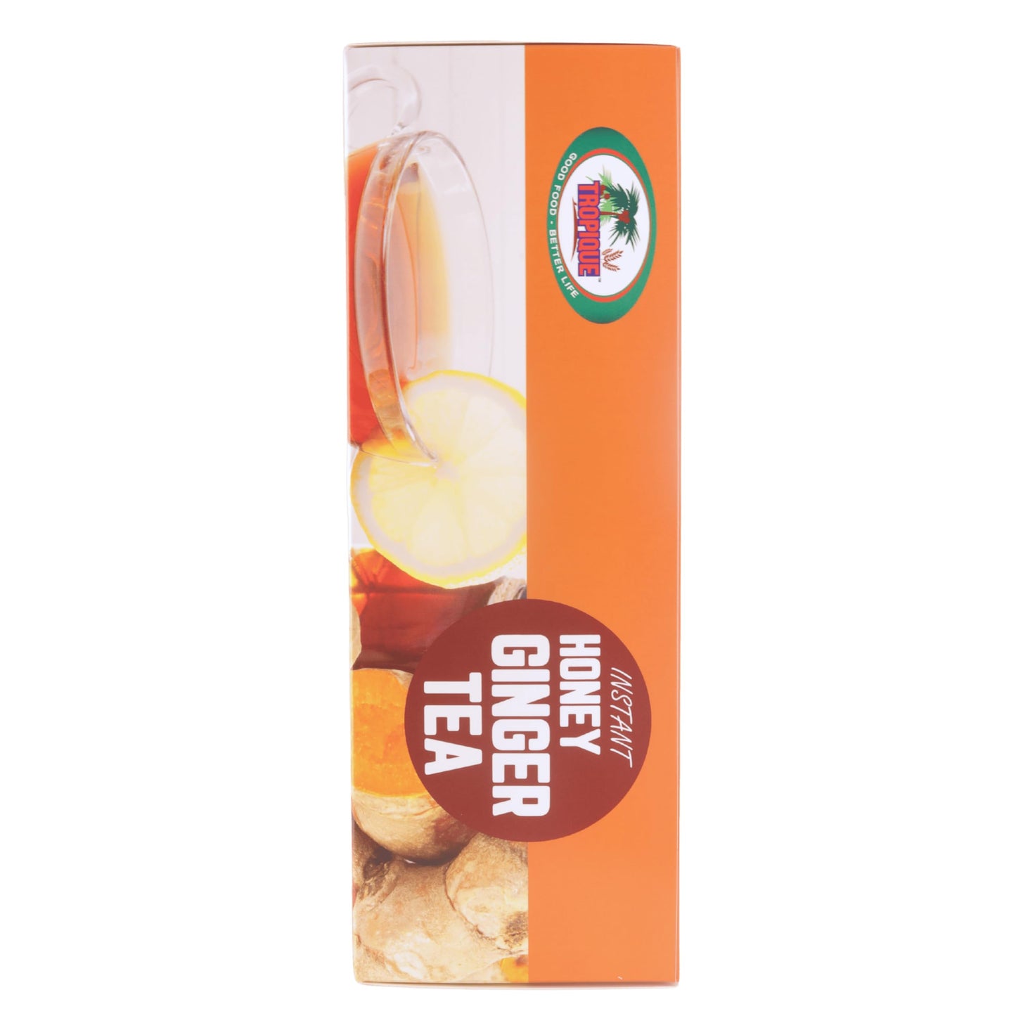 Tropique Instant Honey Ginger Tea (Turmeric) - Ginger Honey Turmeric Tea Granules - 12.6986 Fluid Ounces