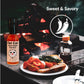Fat Cat Gourmet Peach Maple spirit-inspired flavor Hot Sauce & Glaze, Mild Heat, Gluten Free, Vegan, Keto Friendly, 5 Fl Oz (Pack of 12)