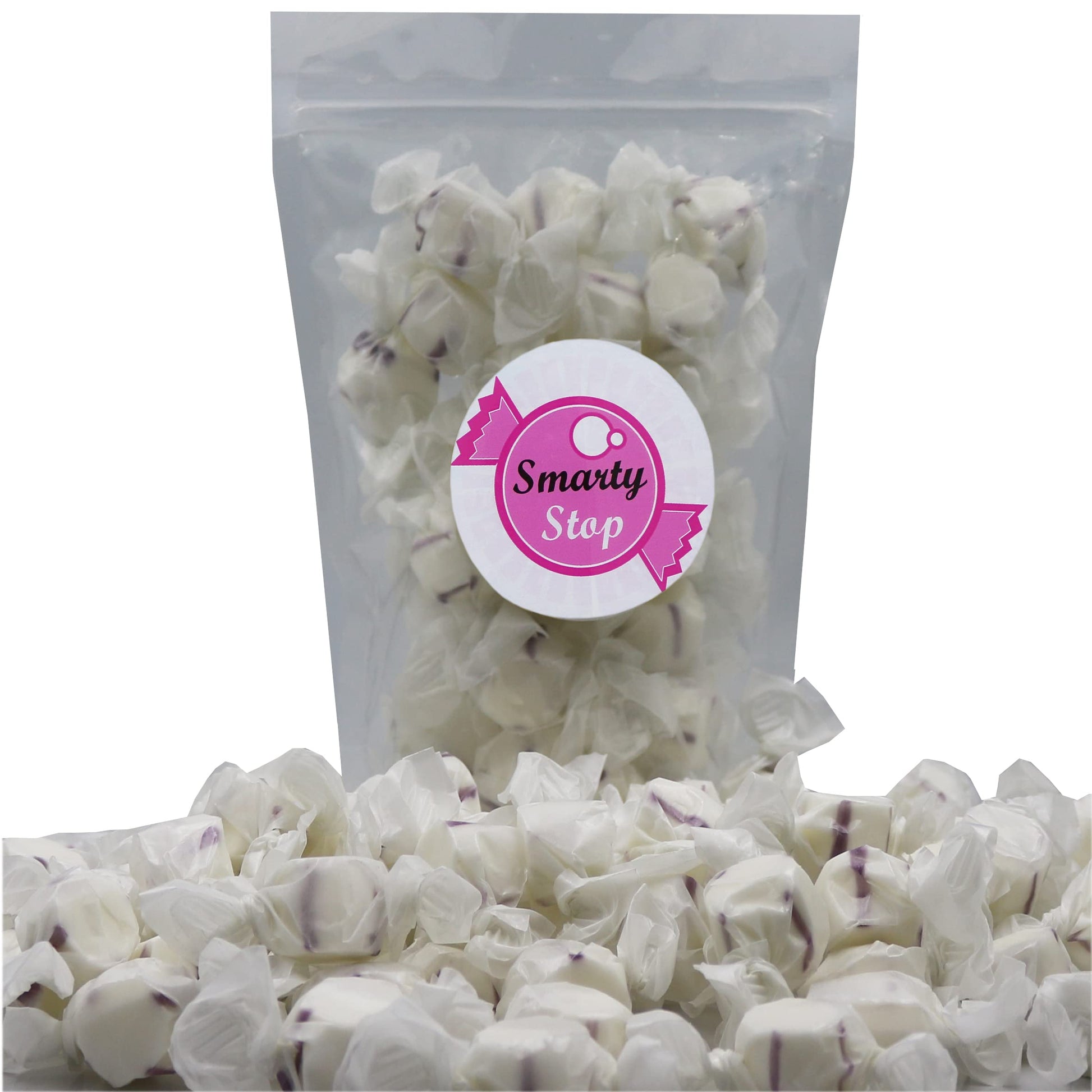 Gourmet Soft and chewy Salt Water Taffy Candies - Individually Wrapped - Bulk bags (Coconut, 2 Pound (Pack of 1))