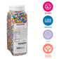Decopac Rainbow Party Fusion Mix Sprinkles, 26Oz, Shaped Candy Sprinkles In Handheld Container, Magical Edible Decorations For C