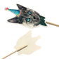 TSJ Cat Cupcake Toppers - 24PCS Paper Cake Decorations, Kitten Theme Stick Toothpicks, Party Supplies