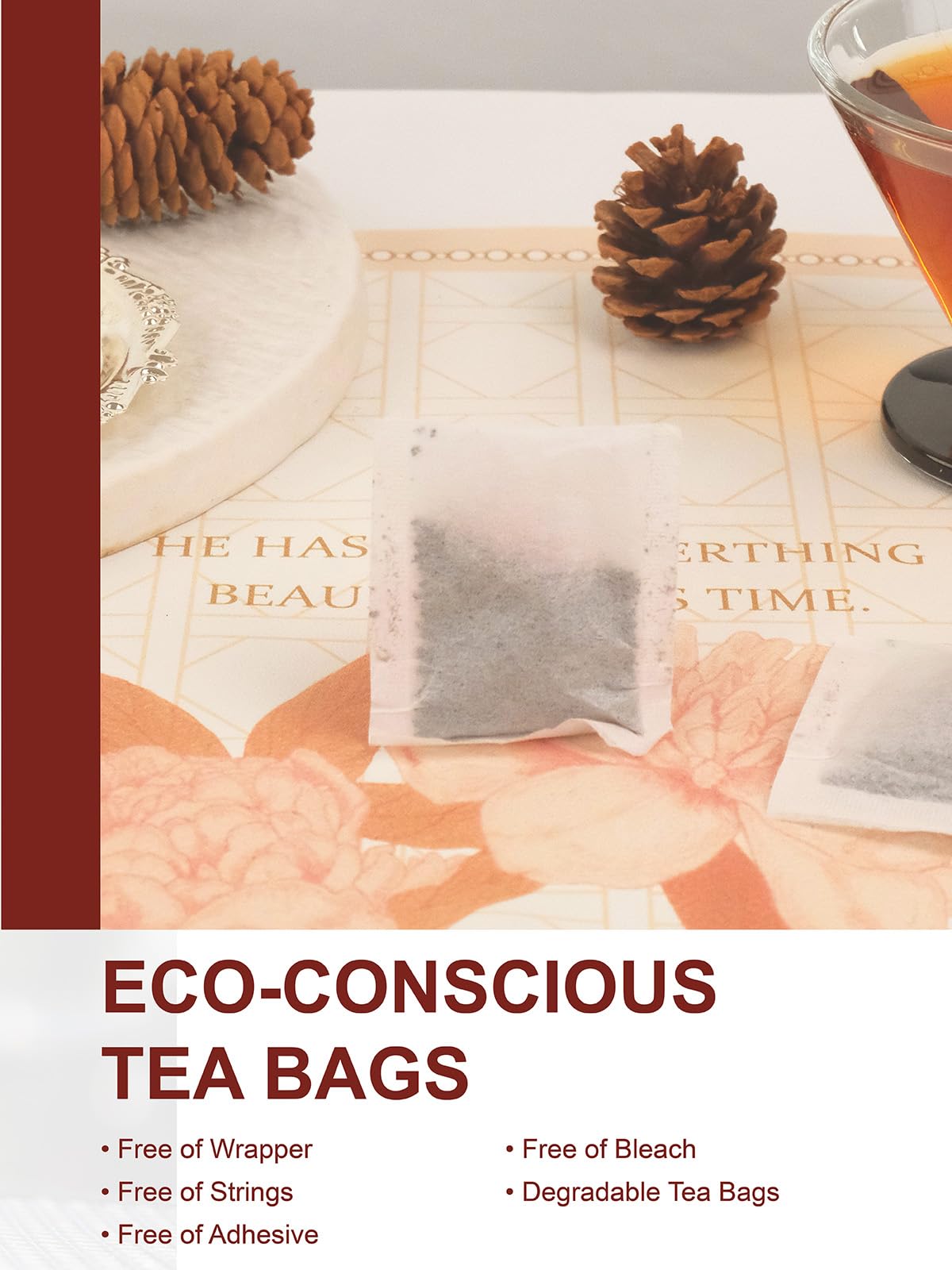 Teelux Decaf Chocolate Hazelnut Black Tea, Decaffeinated Black Tea Flavored With Natural Chocolate & Hazelnut, Smooth & Full-Bod