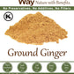 The Spice Way Ginger Powder- (8 oz) ginger root powder- a pure dry ground powdered root