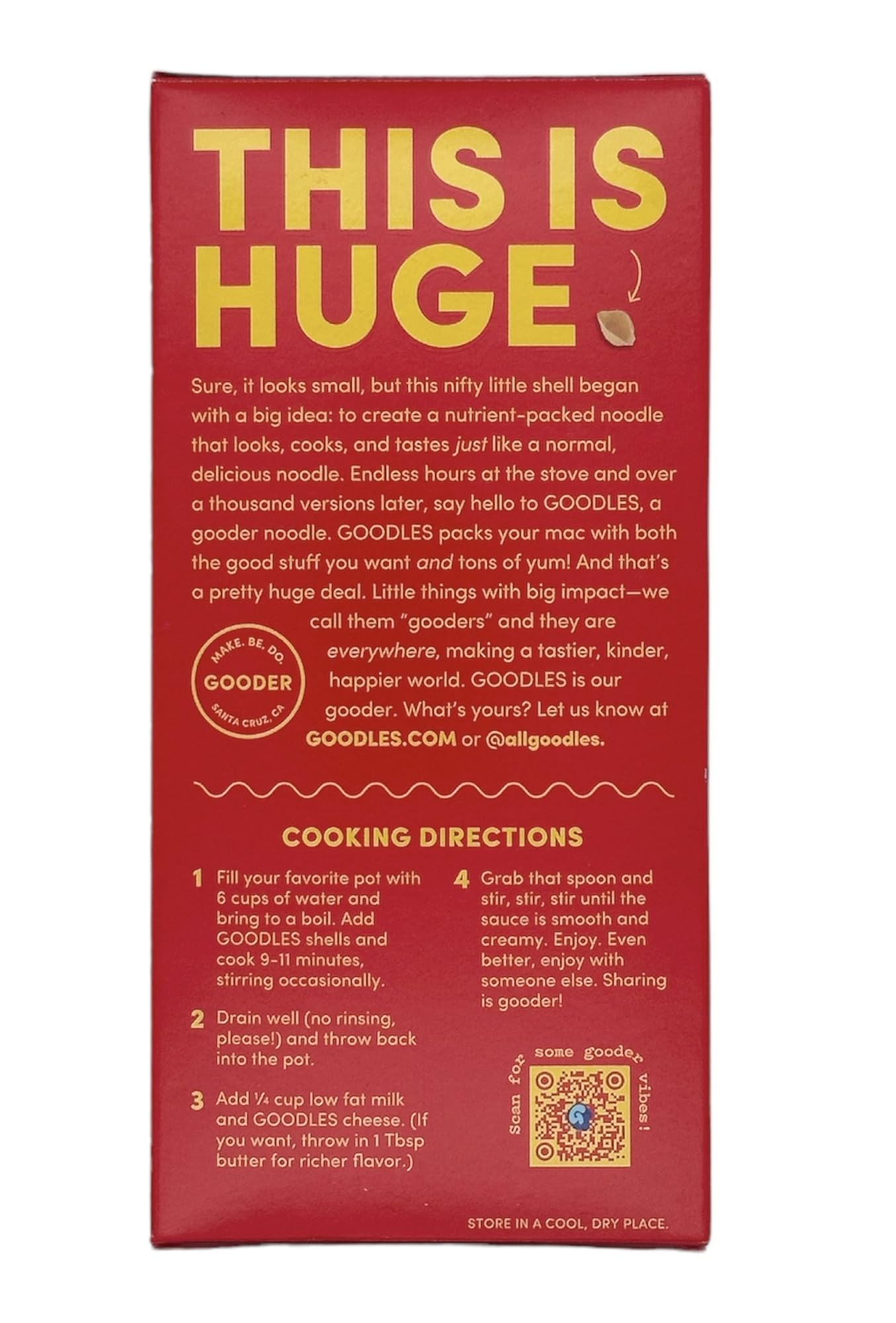 Generic Priv   Goodles Variety Pack - Pack Of 4 - Shella Good And Cheddy Mac 6.0 Oz