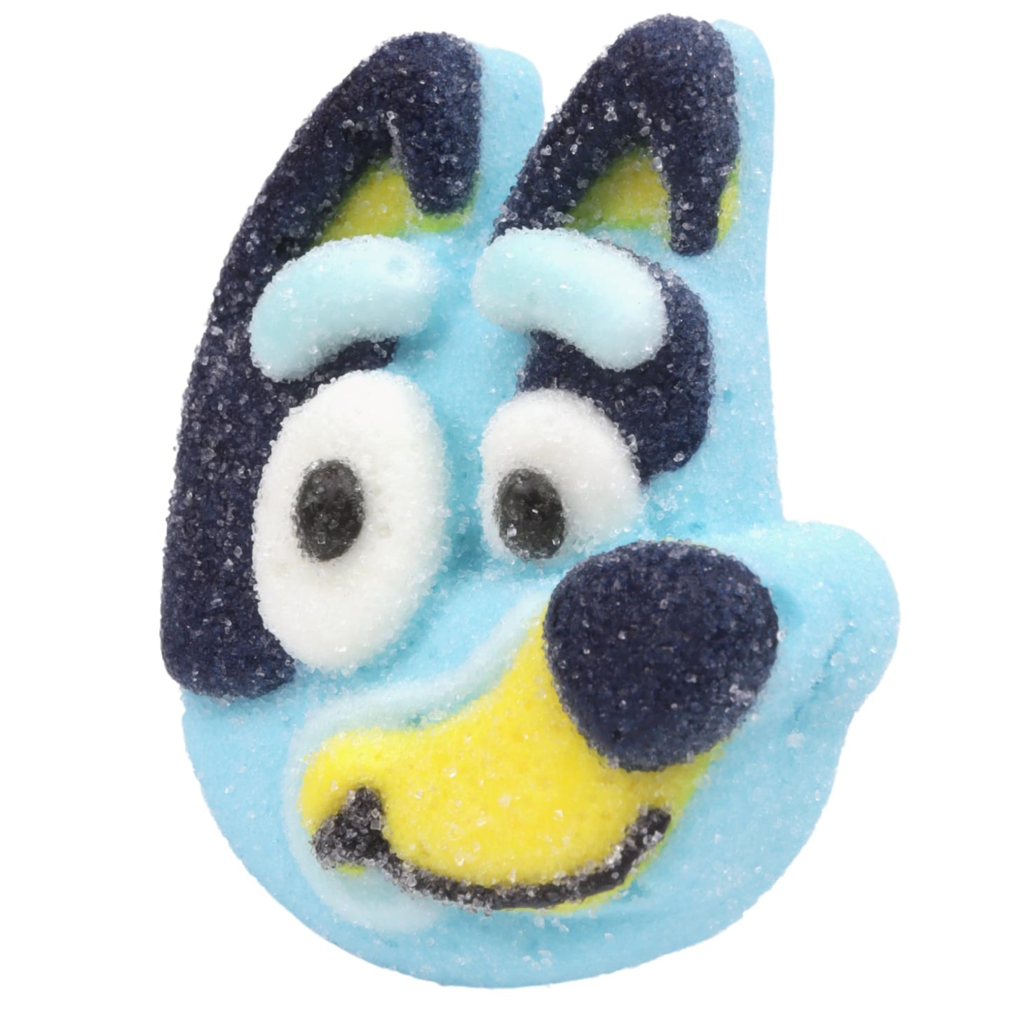 Bluey Candy Jumbo Marshmallows, Sugar Coated Treats, Individually Wrapped Pieces, 4 Count Box