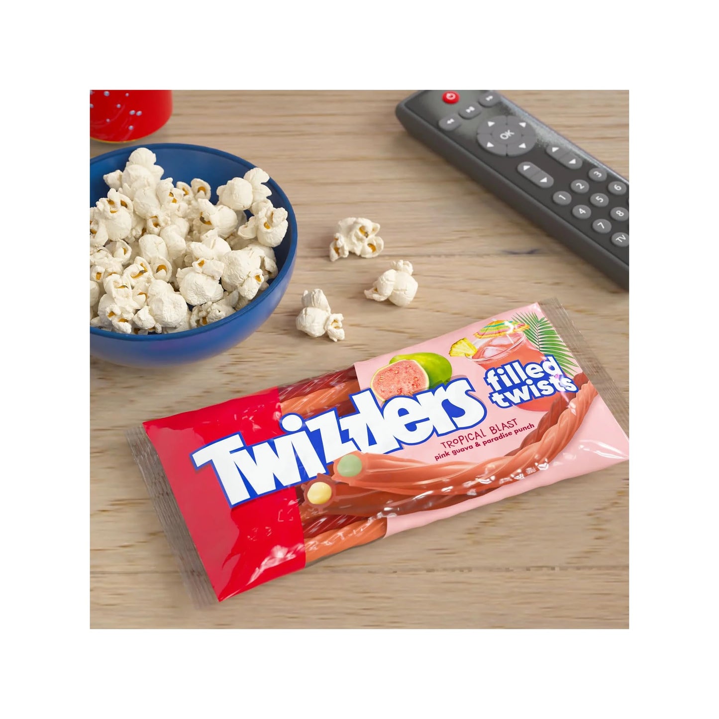 Twizzlers Tropical Blast Candy - Pink Guava & Paradise Punch - Pack of 2 - Small Size