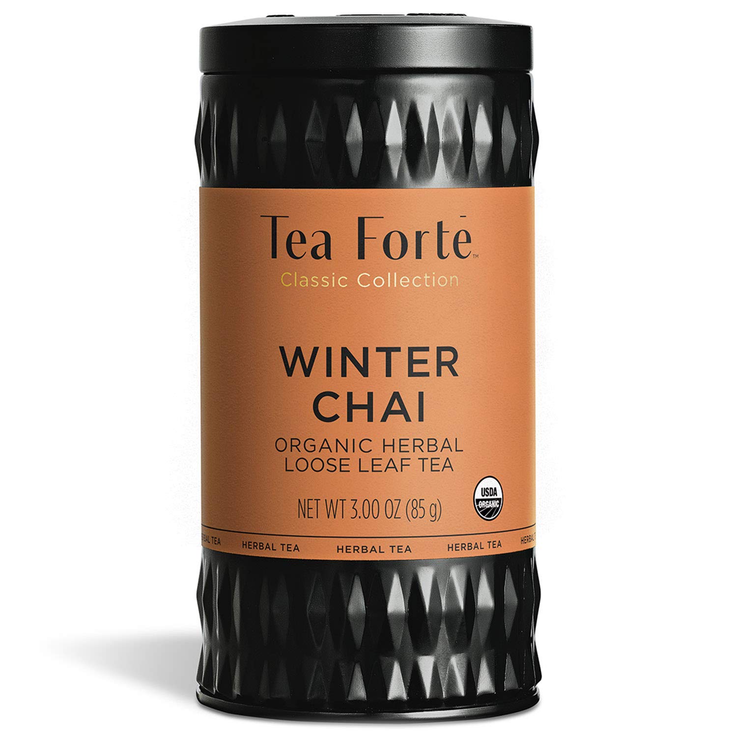 Tea Forte Loose Tea Canister, Winter Chai, 3 Ounce, Pack of 1
