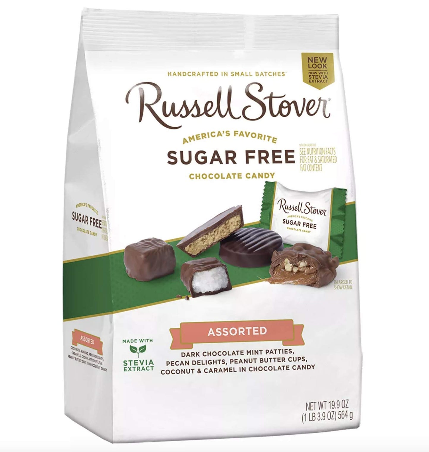 BOOMQQ Russell Stover Sugar Free Candies Assortment 19.7 Ounce Value Bag