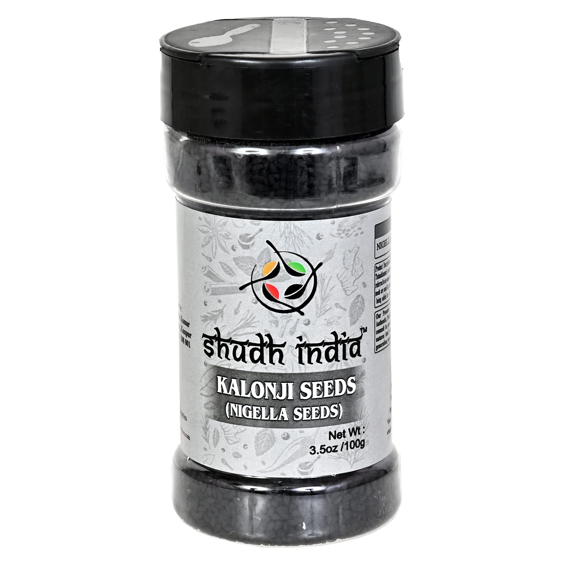 Shudh India Kalonji (Black Seed, Nigella Sativa, Black Cumin) Seeds ~ All Natural ~ Gluten Friendly | NON-GMO | Vegan | Indian O