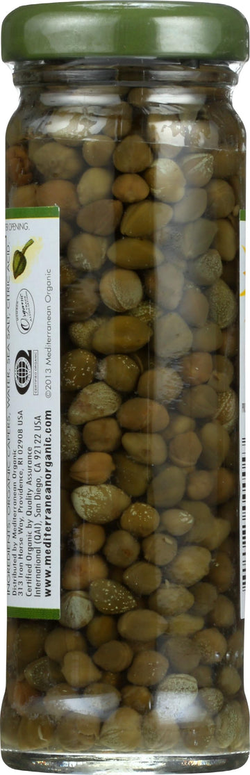 Mediterranean Organic Capers, 3.5 Oz