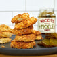 Wickles Pickles Wicked Pickle Chips (3 Pack) - Sweet & Spicy Garlic Pickle Slices - Hot Pickle Chips - Slightly Sweet, Definitel