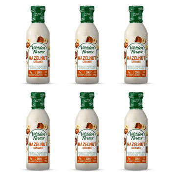 Walden Farms Calorie-Free Hazelnut Coffee Creamer, 12 Ounce (Pack Of 6)