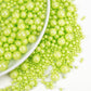 Dazzjoy Edible Green Pearl Sprinkles, Mix Size, 130g/4.58oz, Cupcake Toppers, Cake Decorations, Ice Cream, Easter, Wedding Party
