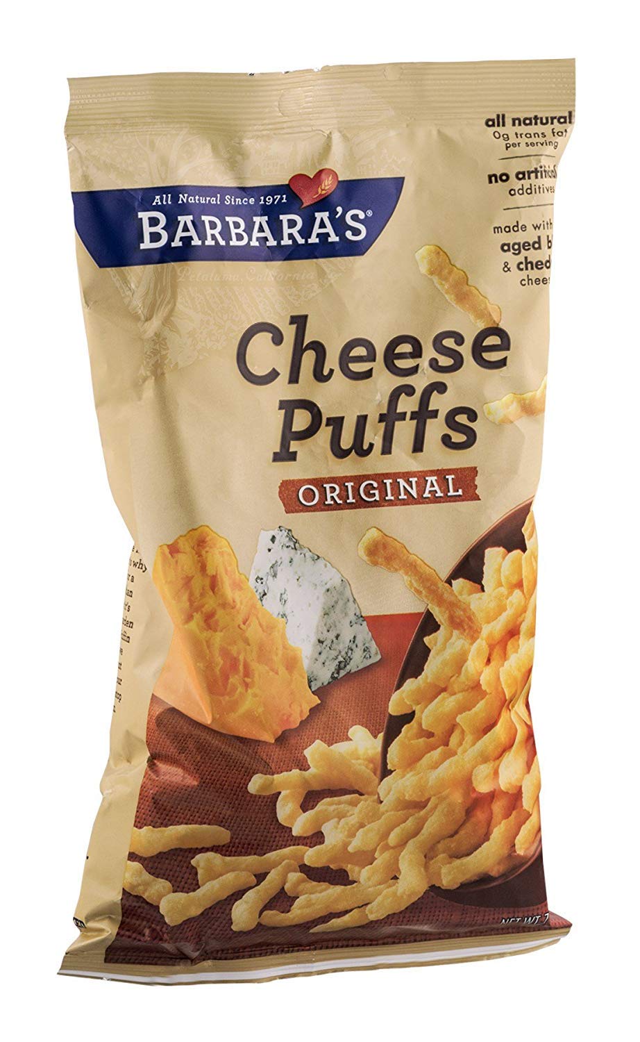 Barbaras Bakery Original Cheese Puffs 7-Ounce (Pack Of 24)24