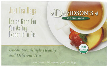 Davidson'S Organics, Christmas Tea, 100-Count Unwrapped Tea Bags