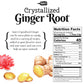 Crystallized Ginger Pieces (4oz) - Ginger Chews - Candied Ginger for Nausea - Ginger Candy - 100% Made in the USA from IANS & O