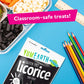 YumEarth Organic Gluten Free Black Licorice Snack Packs, 5 Ounce (Pack of 6) - Vegan, Non-GMO, Allergy Friendly, No Artificial Flavors or Dyes