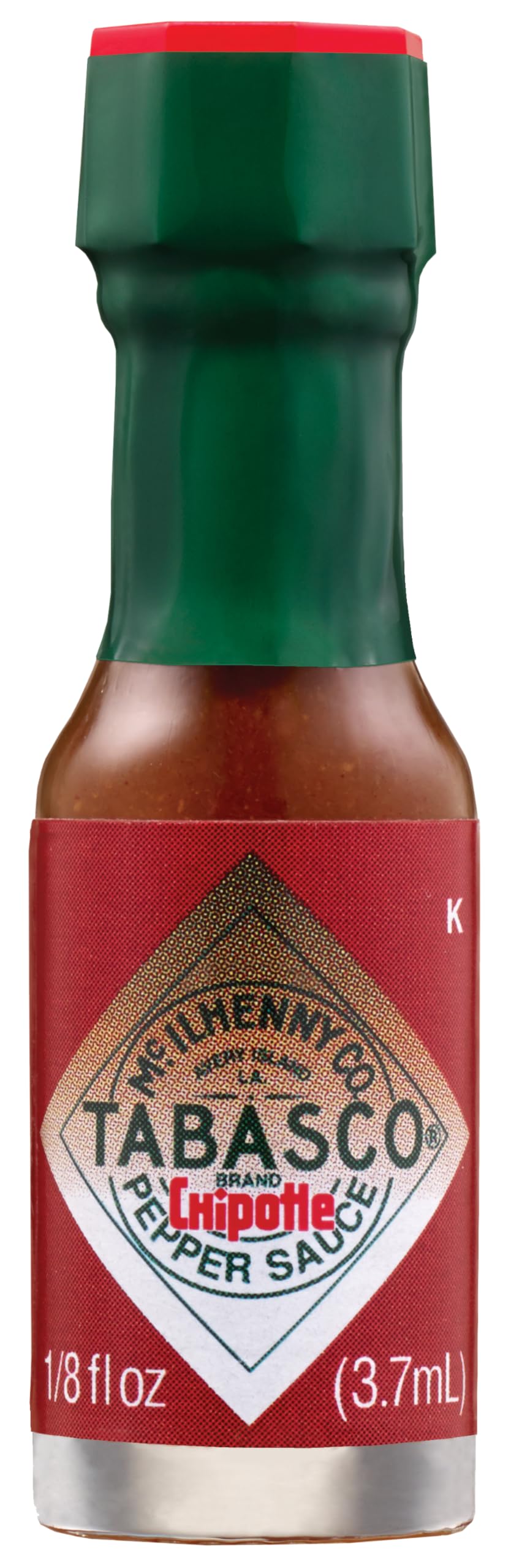 Tabasco Brand Chipotle Pepper Sauce, Medium Hot Sauce, Mini Glass Bottles, Chipotle Peppers, Smoky & Smooth, Great For Travel, G