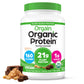 Orgain Organic Vegan Protein Powder, Chocolate Peanut Butter - 21g Plant Protein, 6g Prebiotic Fiber, Low Net Carb, No Lactose Ingredients, No Added Sugar, Non-GMO, For Shakes & Smoothies, 2.03 lb
