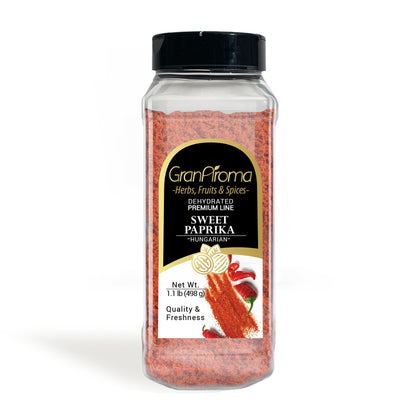 GranAroma Sweet Hungarian Paprika, 1.1 lb, Sweet & Savory, Authentic, Fine Powder