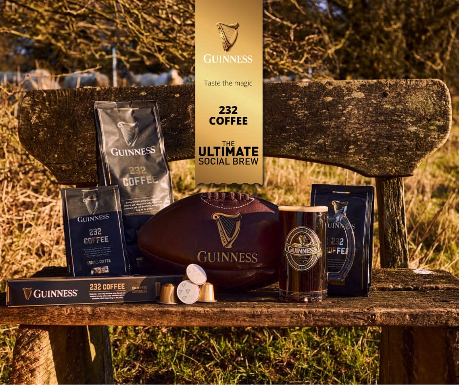 Limited Availability, Limited Edition Guinness Coffee 232 Brew By Tiki Tonga Coffee Roasters. Roasted In The United Kingdom (Ground/Filter) 8 Ounces (227Grams)