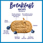 Goodie Girl Blueberry Breakfast Biscuits | Gluten Free | Plant Based | 16 Packs (1.66 oz each)